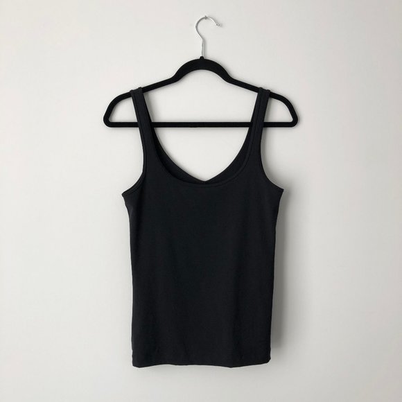 Banana Republic Fitted Black Tank Top - Picture 1 of 4